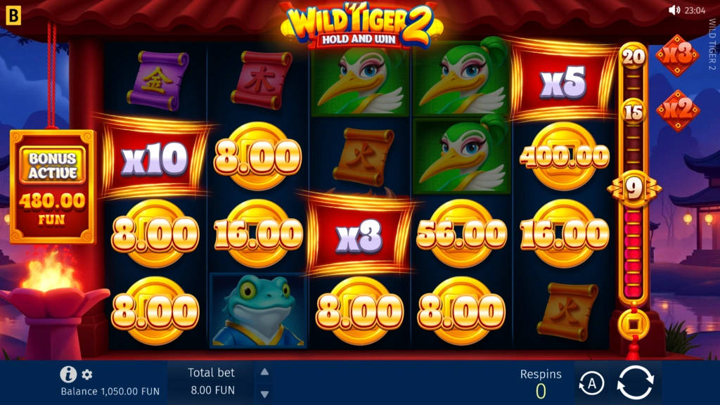 Wild Tiger 2 - Hold and Win Feature